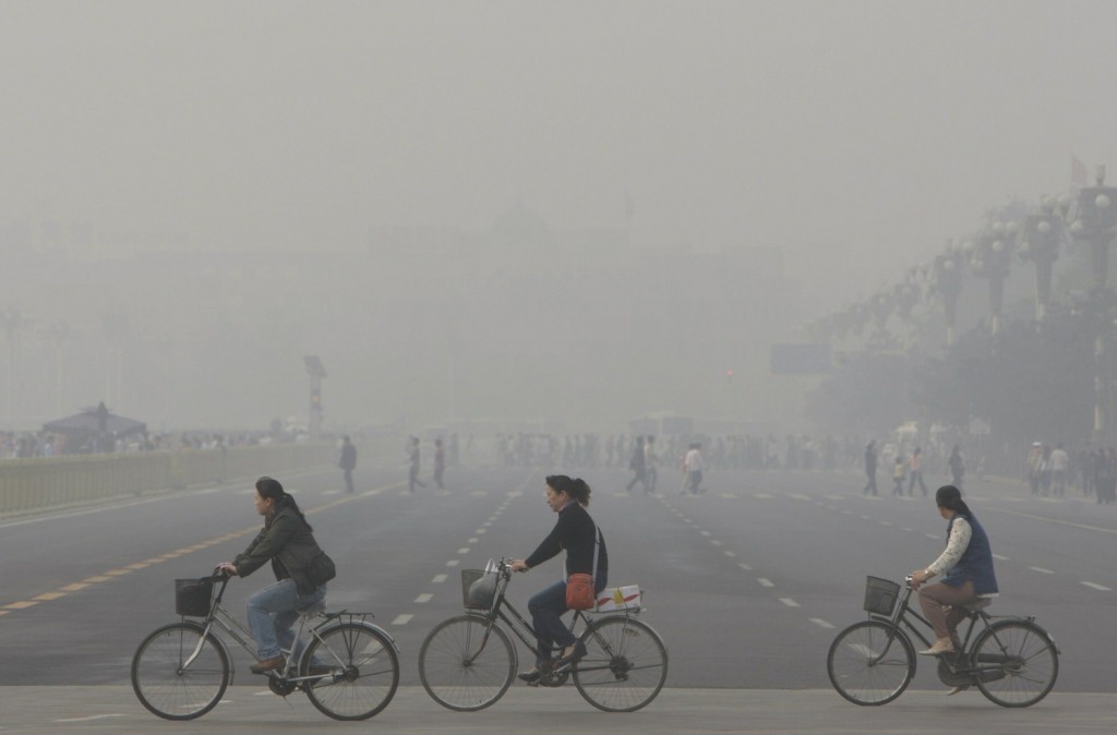 Poluição do ar em Pequim. Foto: Global Sherpa