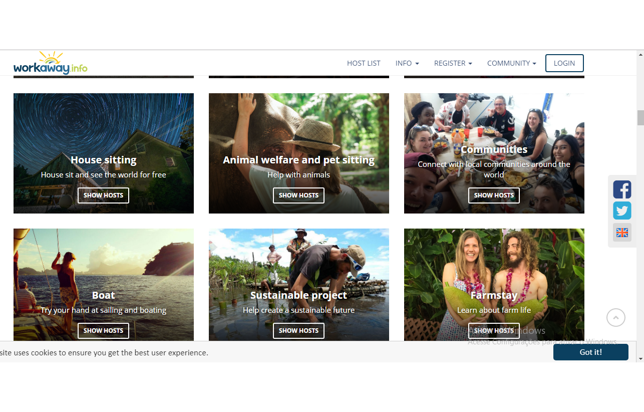Turismo por Work Exchange para fomentar a sustentabilidade